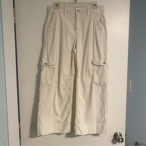 American Eagle Women's High-Rise Baggy Wide Leg Corduroy Pants Sz 8 Worn Once